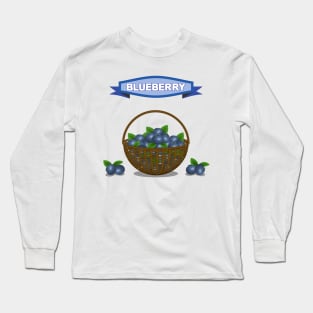 Blueberry Basket Long Sleeve T-Shirt